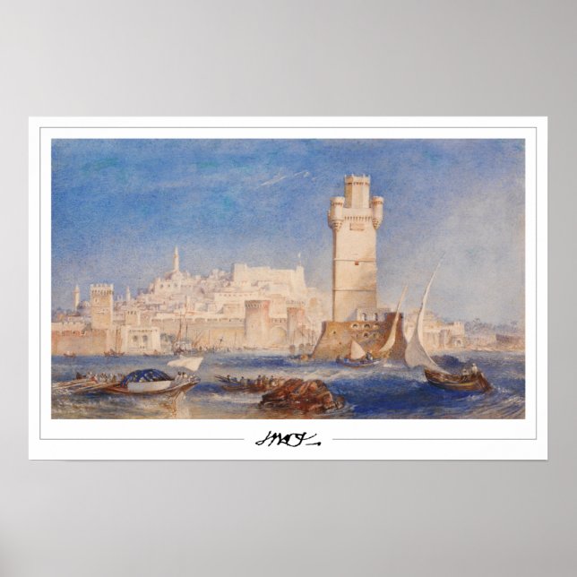 Póster de arte de JMW Turner Zedign #44 (Frente)