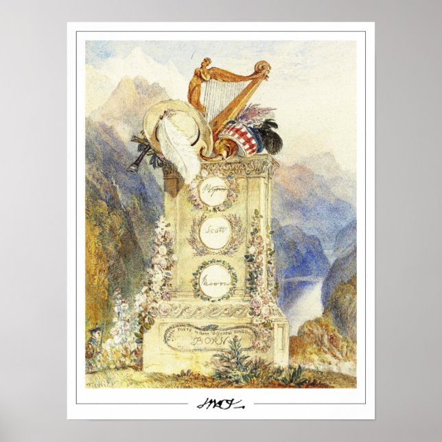 Póster de arte de JMW Turner Zedign #560-3 (Frente)