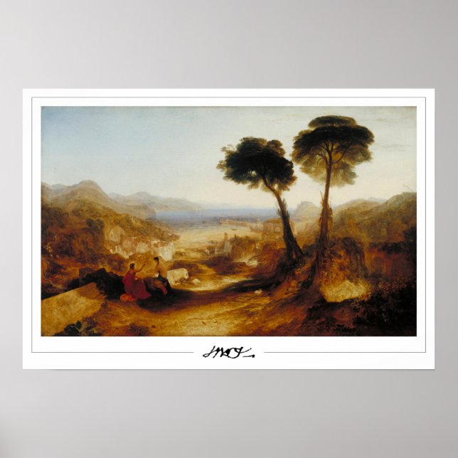 Póster de arte de JMW Turner Zedign #8-3 (Frente)