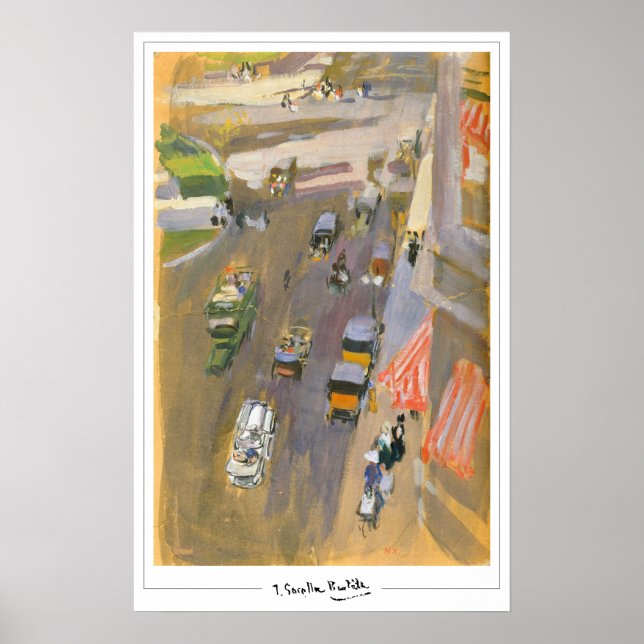 Póster de arte de Joaquín Sorolla Zedign #20 (Frente)