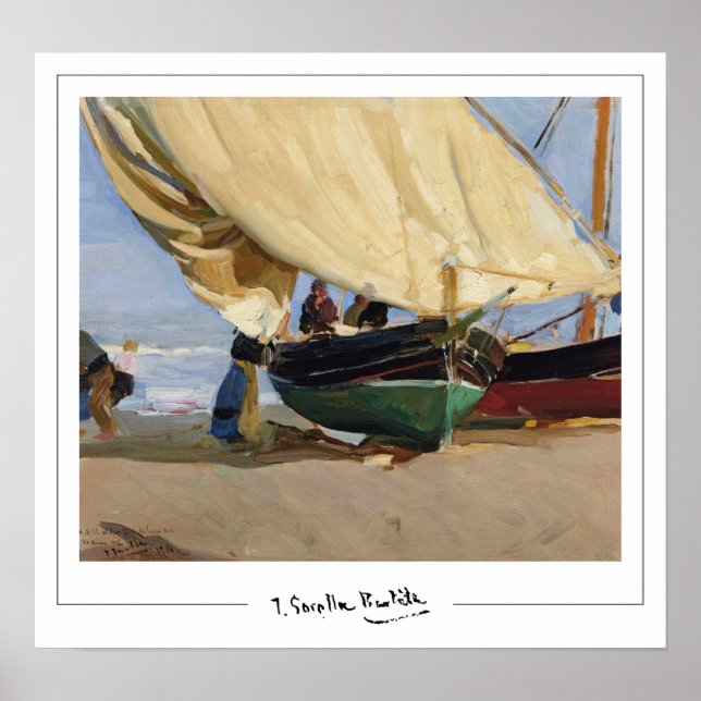 Póster de arte de Joaquín Sorolla Zedign #338 (Frente)