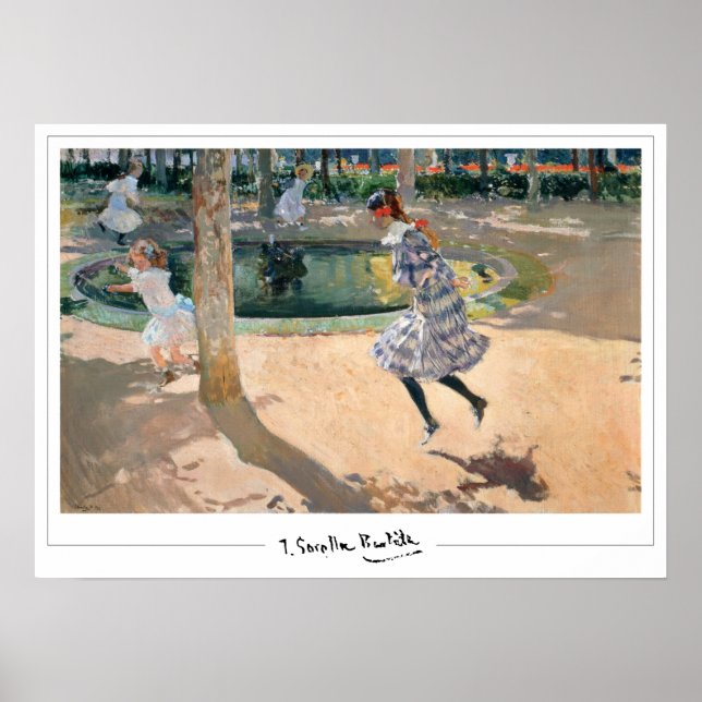 Póster de arte de Joaquín Sorolla Zedign #6 (Frente)