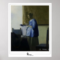 Póster de arte de Johannes Vermeer Zedign #11