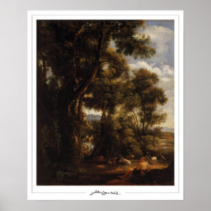 Póster de arte de John Constable Zedign #12