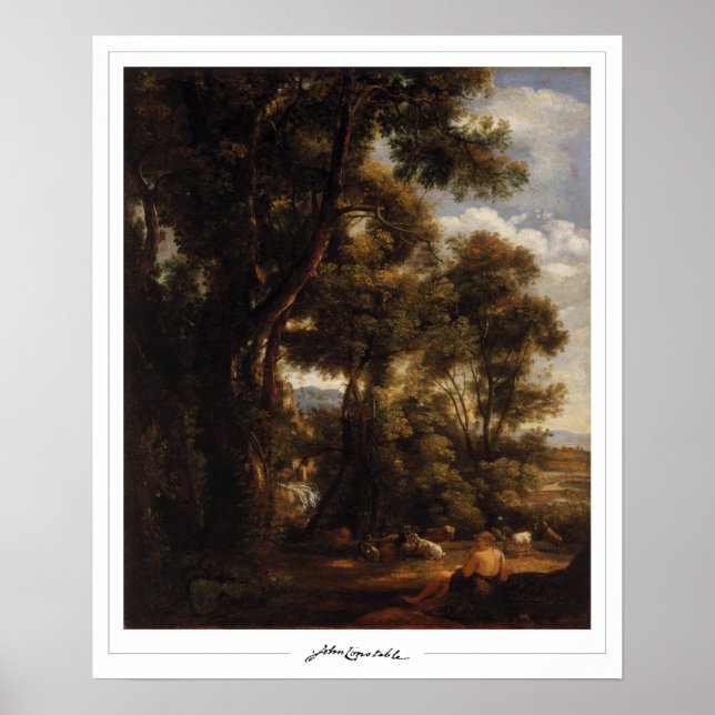 Póster de arte de John Constable Zedign #12 (Frente)