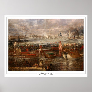 Póster de arte de John Constable Zedign #129