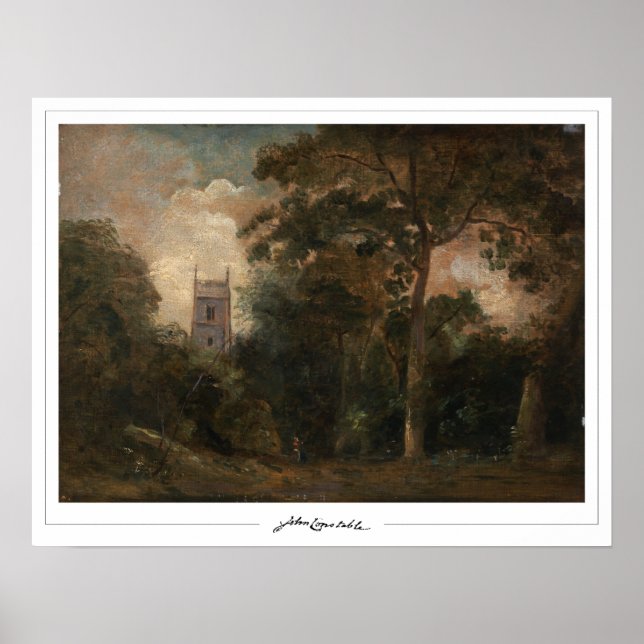 Póster de arte de John Constable Zedign #17 (Frente)