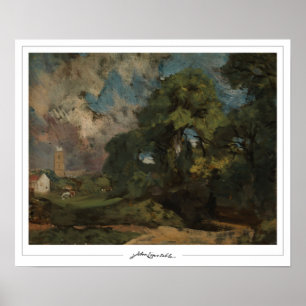 Póster de arte de John Constable Zedign #245-2