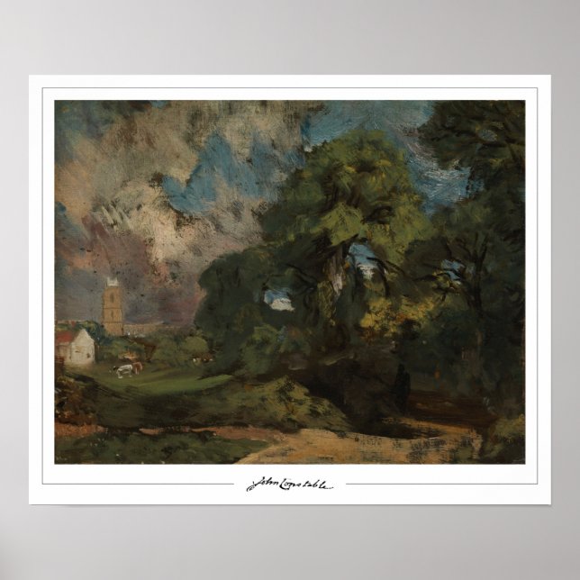 Póster de arte de John Constable Zedign #245-2 (Frente)