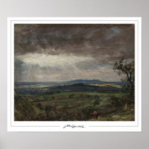 Póster de arte de John Constable Zedign #275