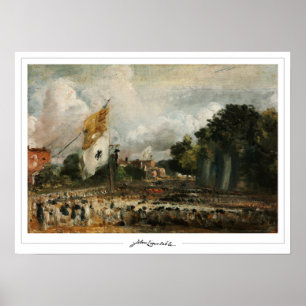 Póster de arte de John Constable Zedign #32