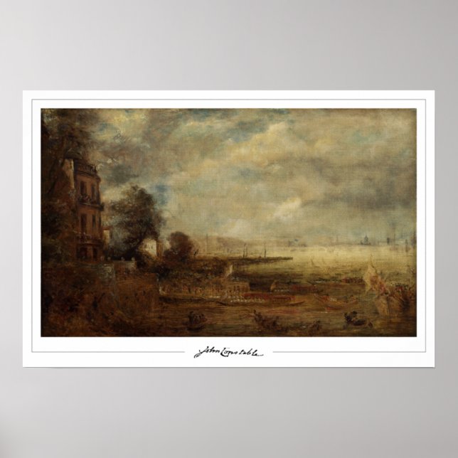 Póster de arte de John Constable Zedign #334-2 (Frente)