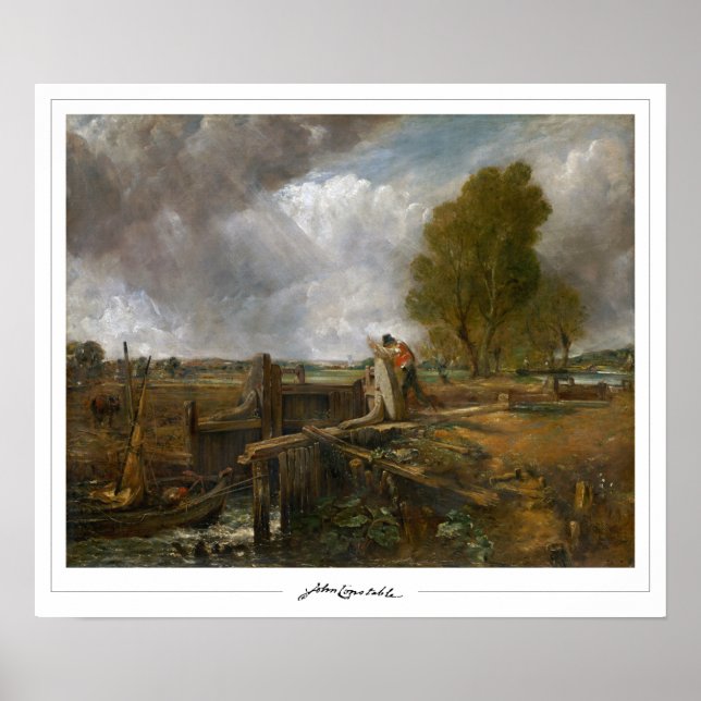Póster de arte de John Constable Zedign #34-2 (Frente)