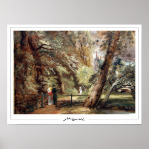 Póster de arte de John Constable Zedign #409