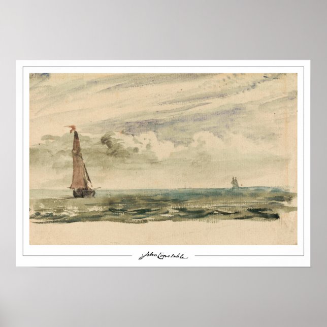 Póster de arte de John Constable Zedign #409-2 (Frente)