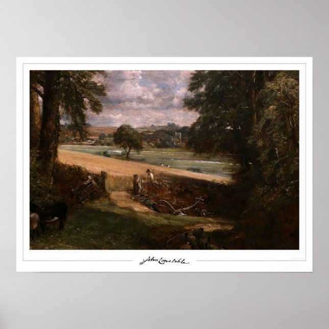 Póster de arte de John Constable Zedign #528-2 (Frente)