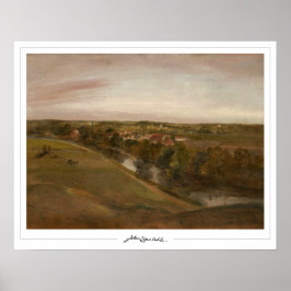 Póster de arte de John Constable Zedign #52-2