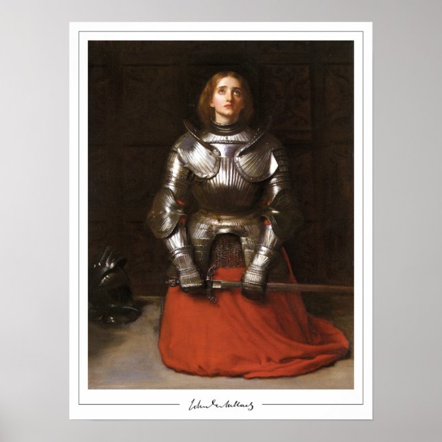 Póster de arte de John Everett Millais Zedign #157 (Frente)