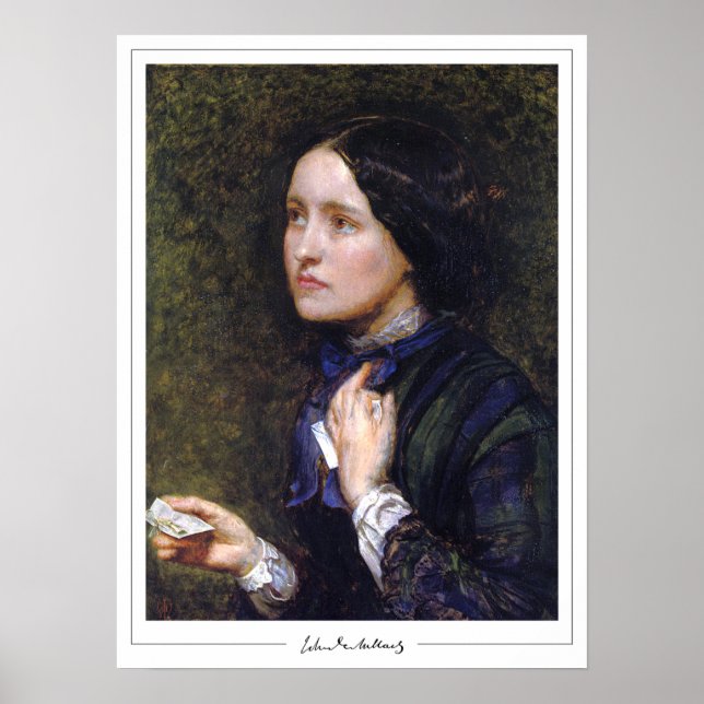 Póster de arte de John Everett Millais Zedign #221 (Frente)