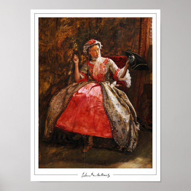 Póster de arte de John Everett Millais Zedign #294 (Frente)