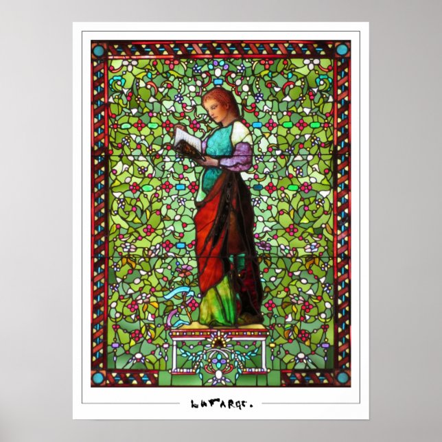 Póster de arte de John La Farge Zedign #106 (Frente)