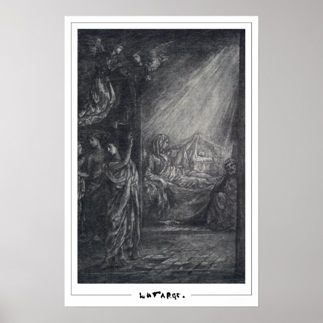 Póster de arte de John La Farge Zedign #123 (Frente)