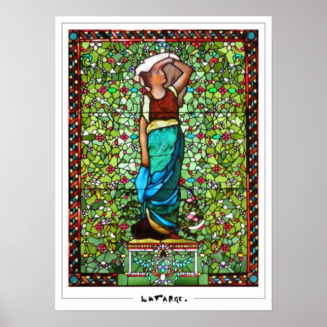 Póster de arte de John La Farge Zedign #130 (Frente)