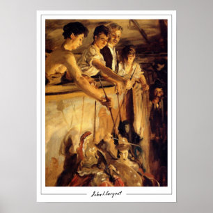 Póster de arte de John Singer Sargent Zedign #215-