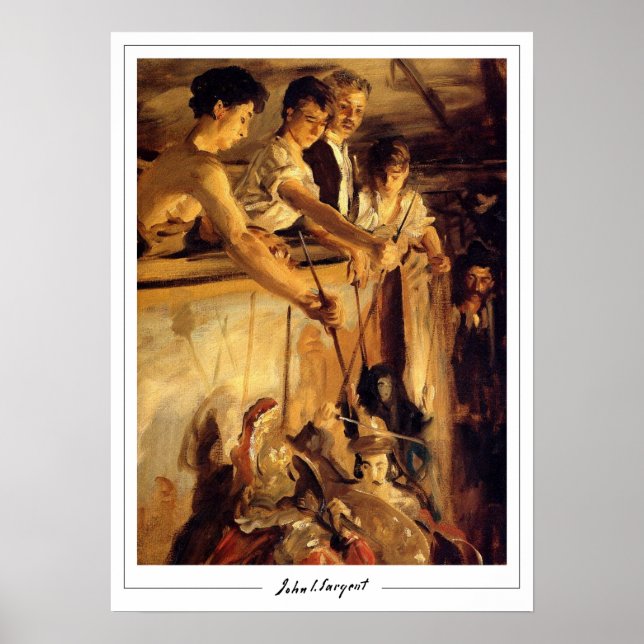 Póster de arte de John Singer Sargent Zedign #215- (Frente)