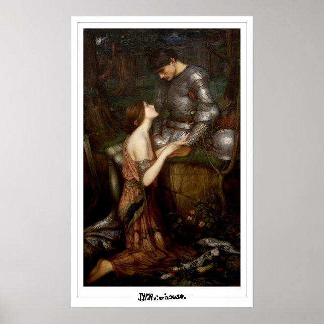Póster de arte de John William Waterhouse Zedign # (Frente)