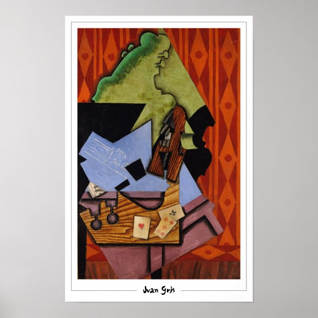Póster de arte de Juan Gris Zedign #106 (Frente)