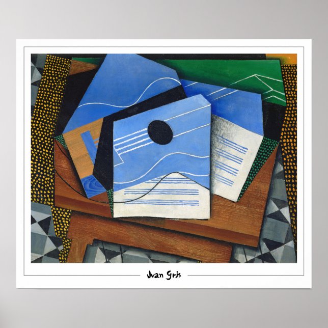 Póster de arte de Juan Gris Zedign #132 (Frente)