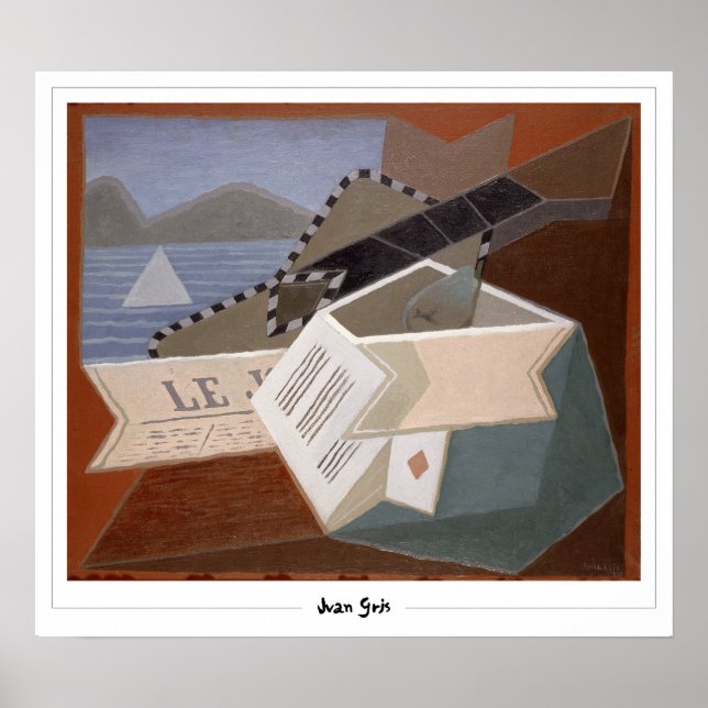 Póster de arte de Juan Gris Zedign #136 (Frente)