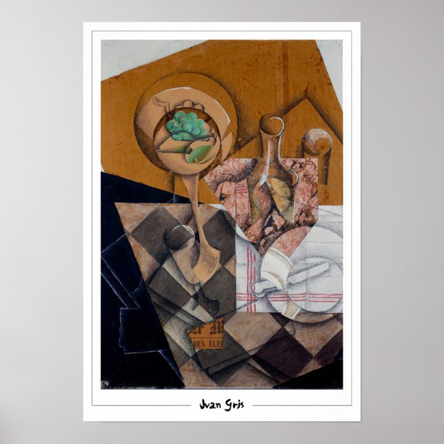 Póster de arte de Juan Gris Zedign #144 (Frente)
