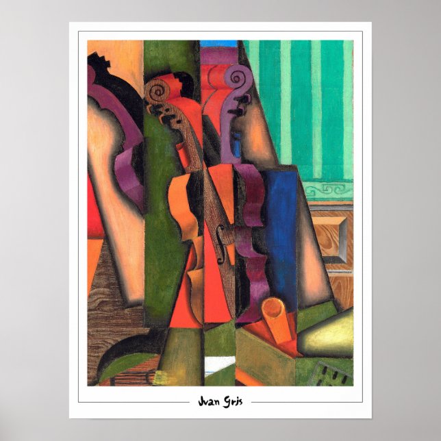 Póster de arte de Juan Gris Zedign #170 (Frente)