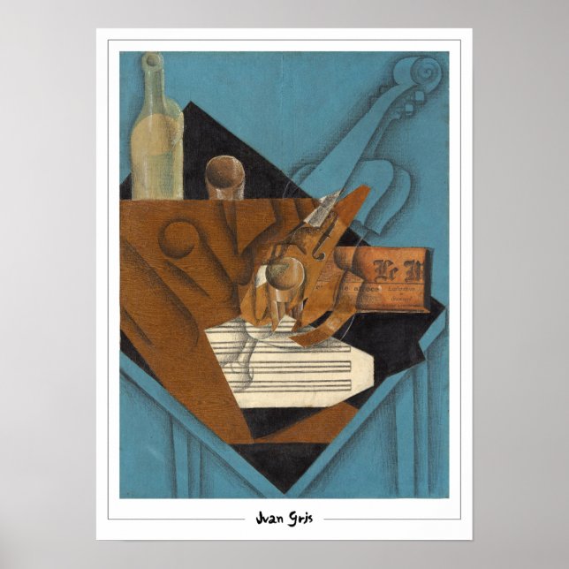 Póster de arte de Juan Gris Zedign #218 (Frente)