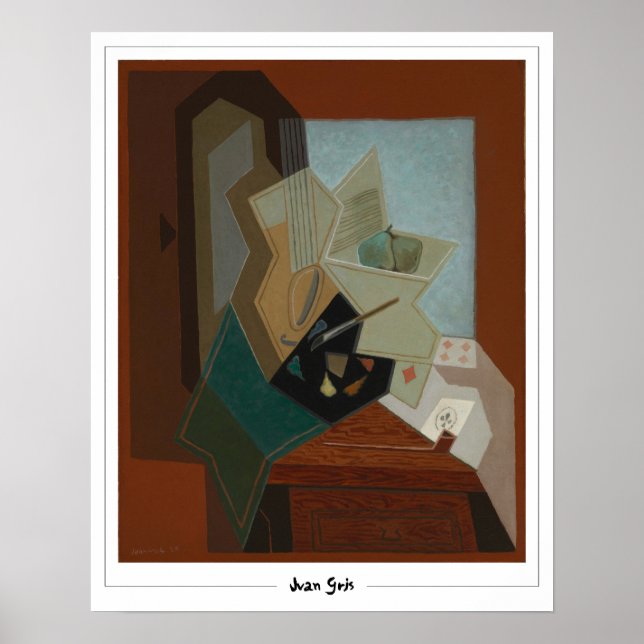 Póster de arte de Juan Gris Zedign #241 (Frente)