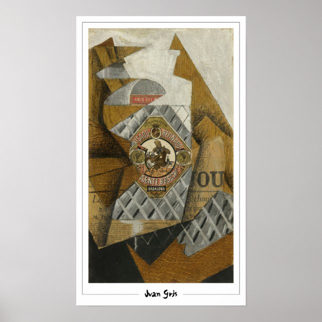 Póster de arte de Juan Gris Zedign #261 (Frente)
