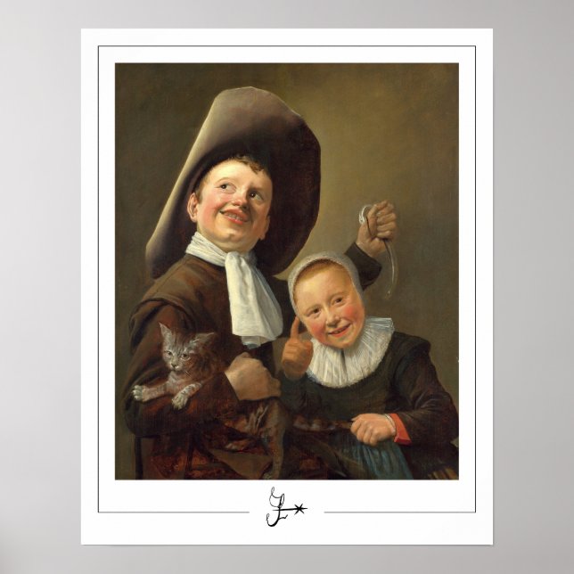 Póster de arte de Judith Leyster Zedign #16 (Frente)
