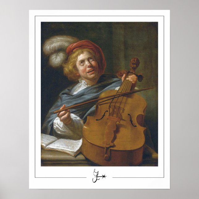 Póster de arte de Judith Leyster Zedign #8 (Frente)