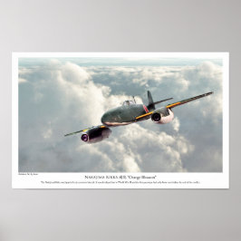 Poster de arte de la aviación "Nakajima Kikka"