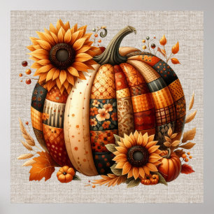 Poster de arte de la Calabaza Caída