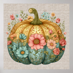 Poster de arte de la Calabaza Caída