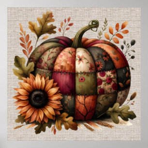 Poster de arte de la Calabaza Caída