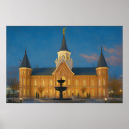 Póster de Arte de La Iglesia de Jesucristo de los 