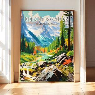 Póster de arte de la impresión del Parque Nacional