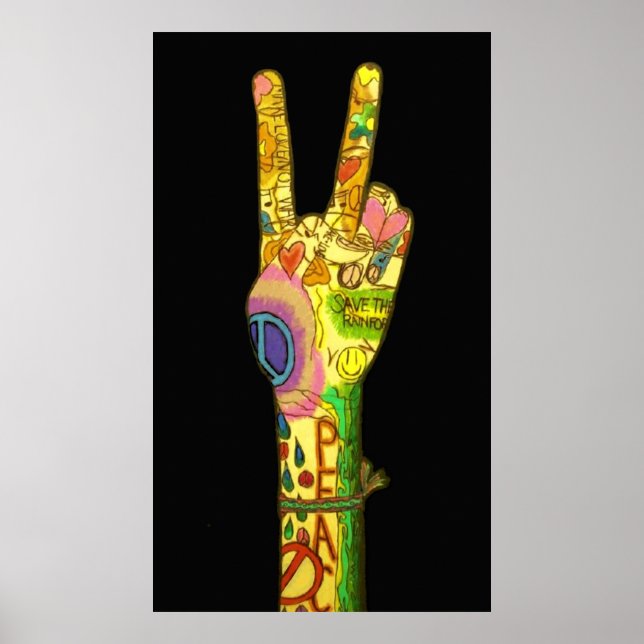 Poster de arte de la paz - SRF (Frente)