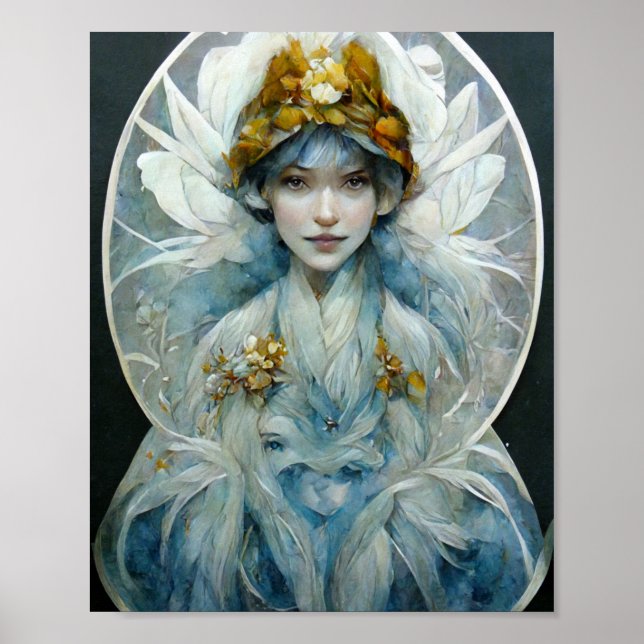 Poster de arte de la reina de la nieve (Frente)