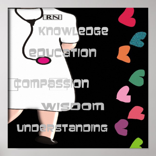 Poster de arte de la Semana de Enfermería (Frente)