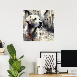 Póster de arte de Labrador Retriever